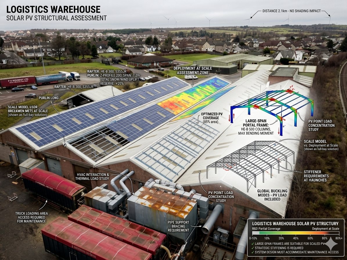 Annotated aerial making the case for UAV-led drone roof condition assessment over traditional inspection methods.